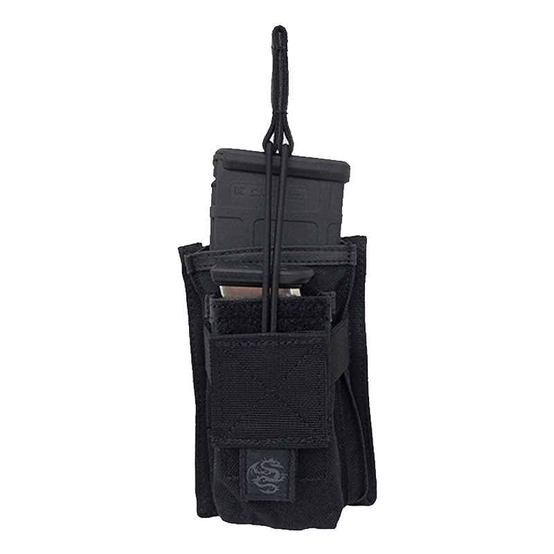 TPG Single Rifle Mag W/45 Front Pouch Universal